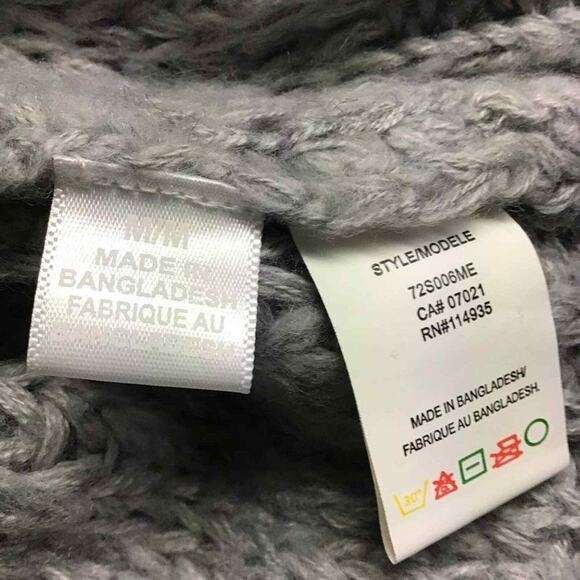 Cloth By Design Women’s Gray Knit Turtleneck Sweater Size M NWT - Picture 8 of 16